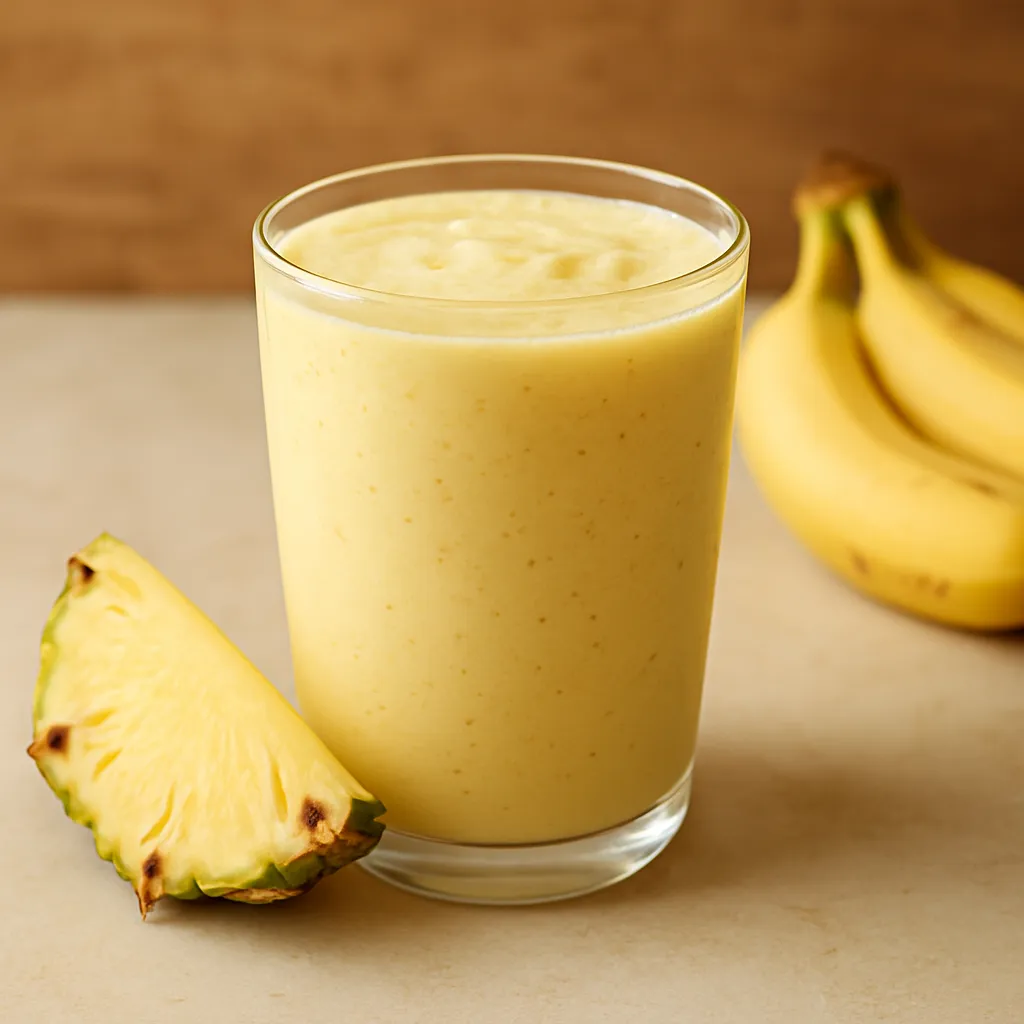 Ananas en Banaan Smoothie