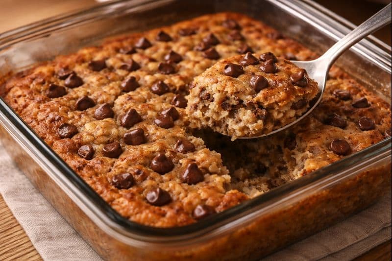 Bananen-Havermout Gebakje