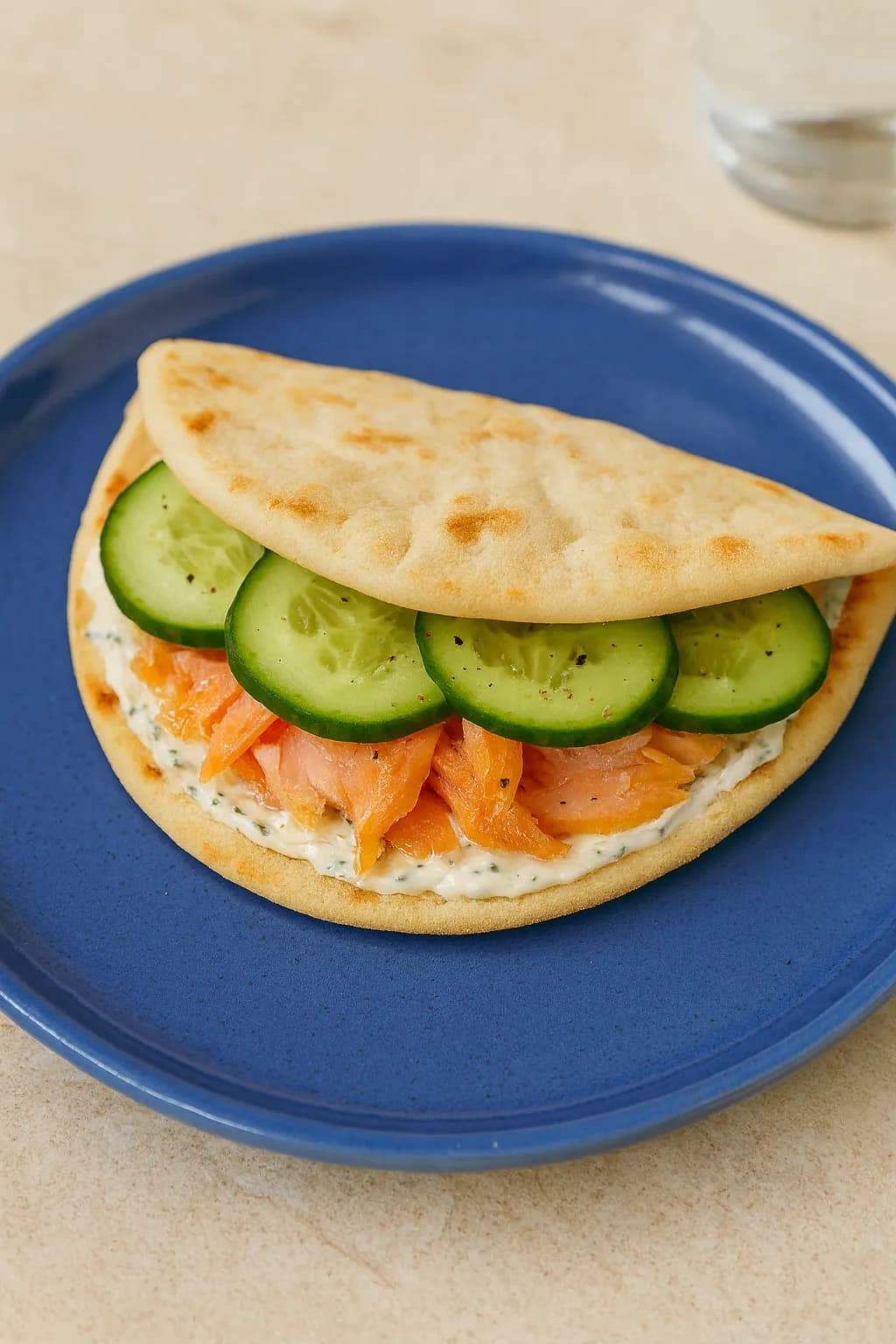 Flatbread met Zalm