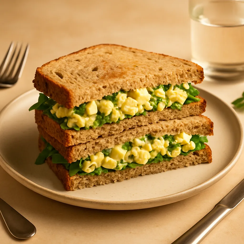 Gezonde Eiersalade Sandwich